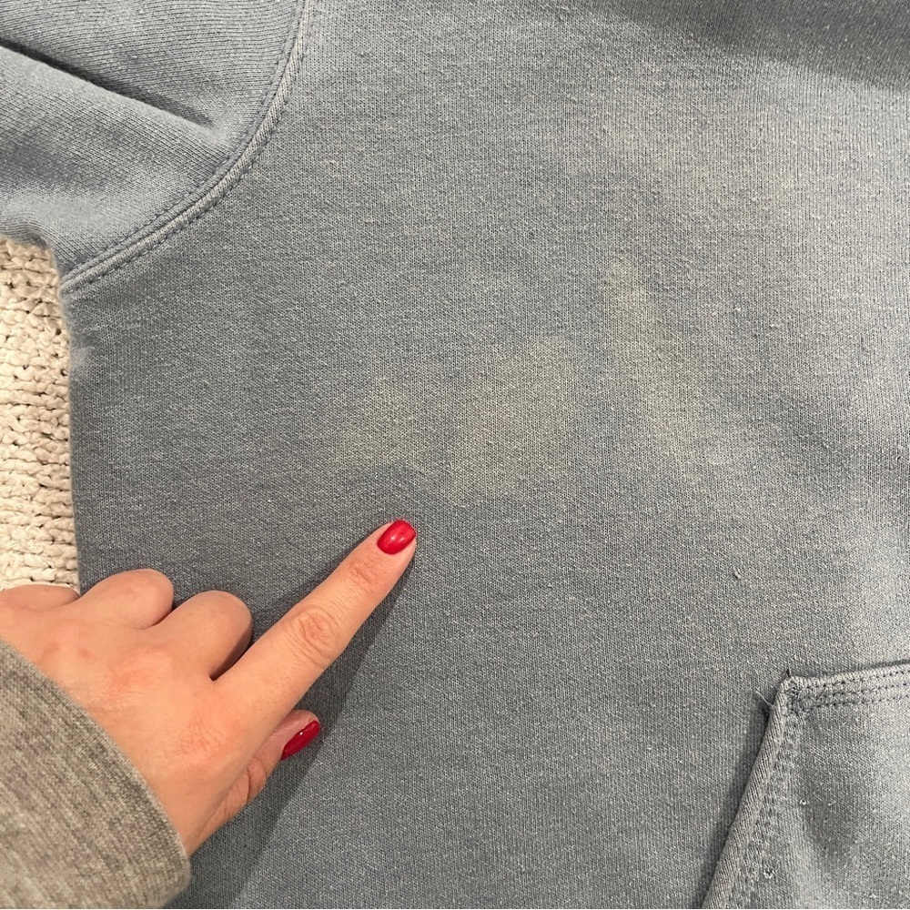 Carhartt sweatshirt blue thundercloud size large - Picture 10 of 12
